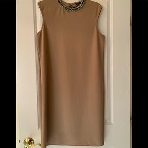 NWT MAGASCHONI Collection Jeweled Collar Dress